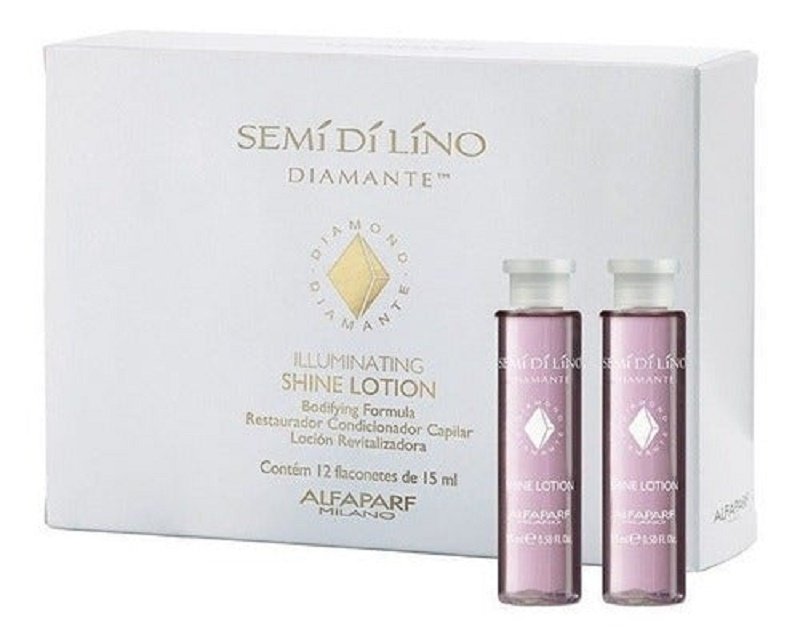 Semi Di Lino Shine lotion caja ampolletas (rosa) 12*13 ml