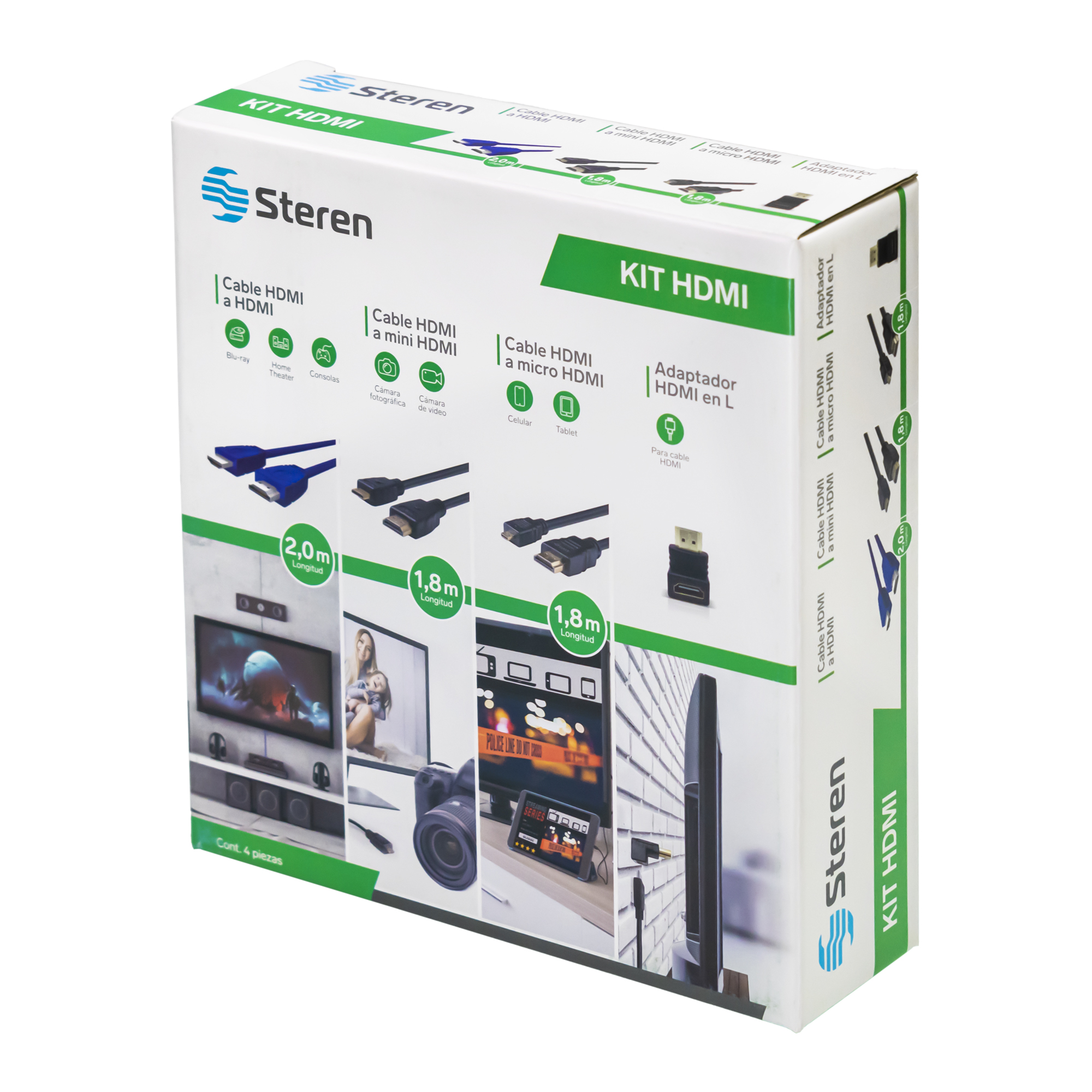 Paquete Video Steren Soluciones HDMI para Todos Tus Equipos PACK-VID-17