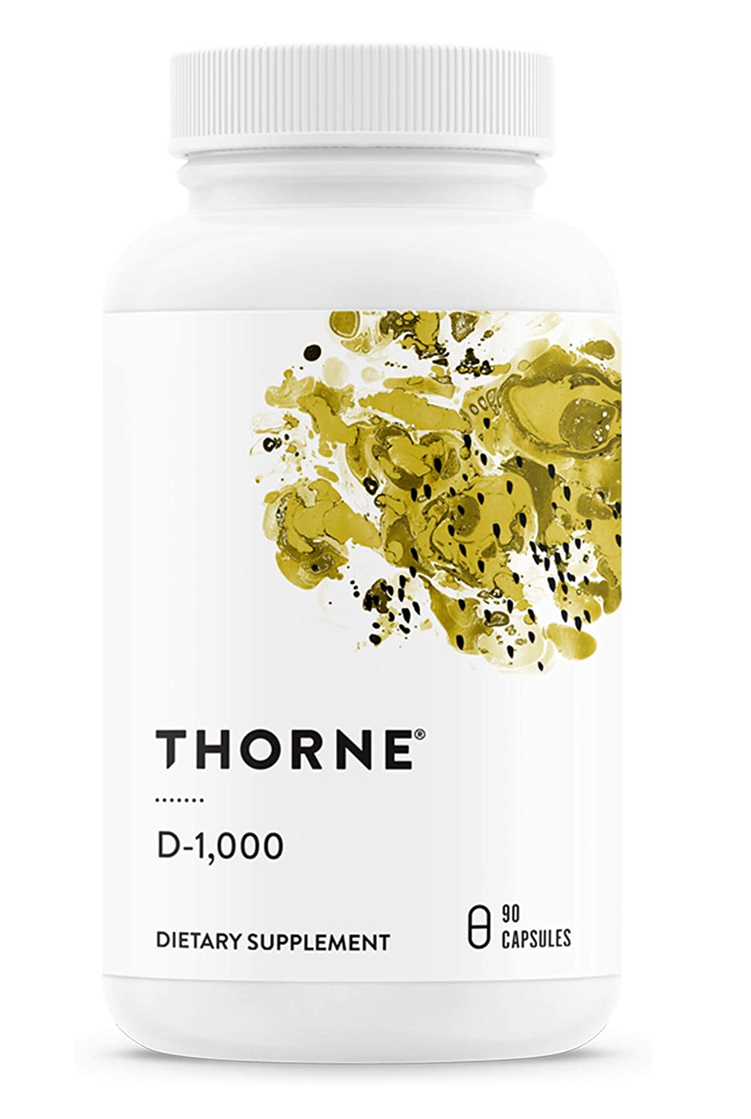 Thorne Research Vitamina D Suplemento de Salud de Pura D3 90 tabletas 1.12 Onzas