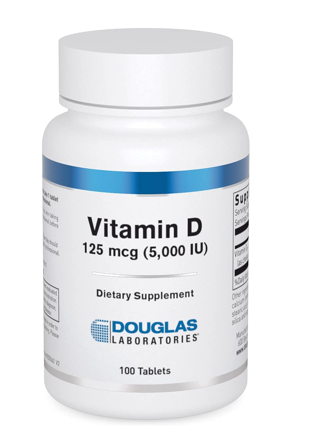 Douglas Laboratories Vitamina D3 5,000 I.U. 100 tabletas 1.6 Onzas