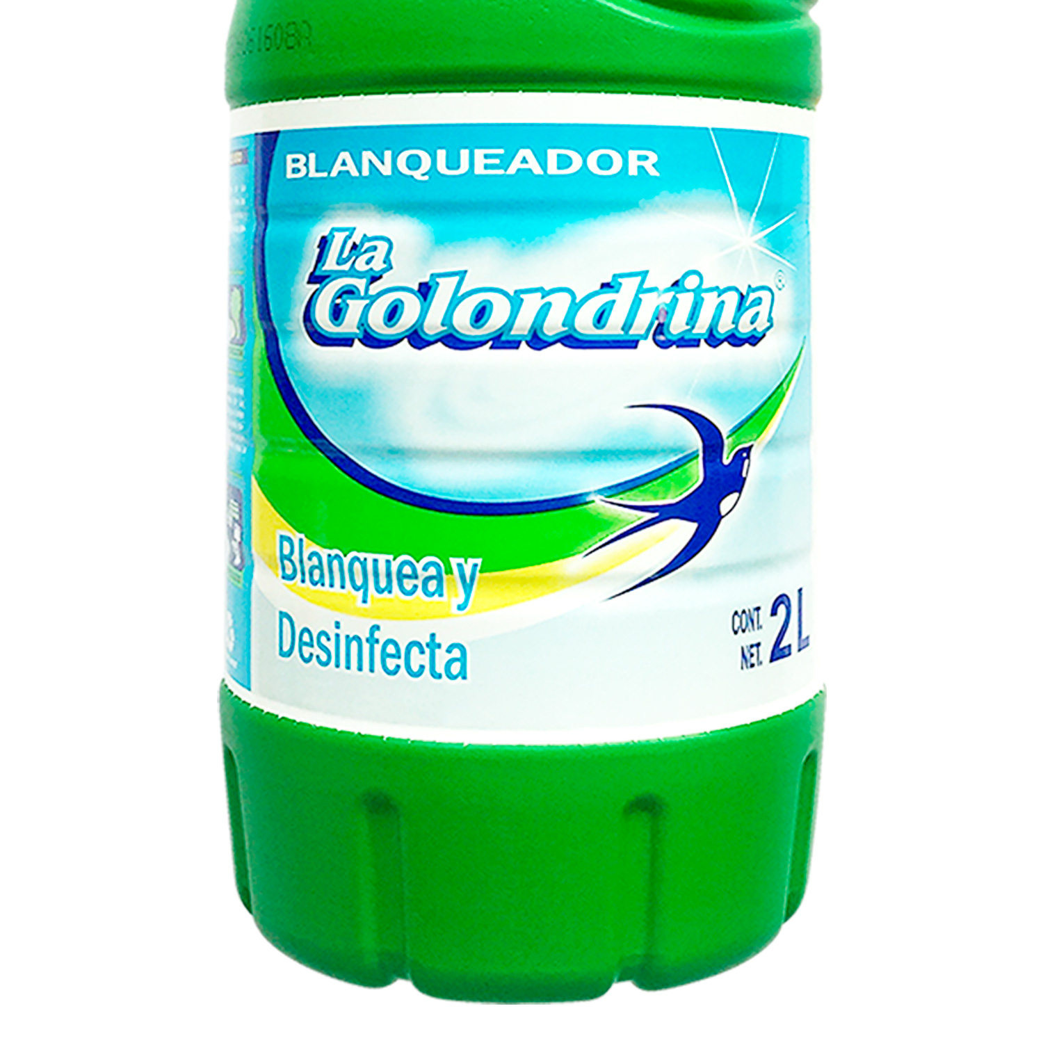 Cloro La Golondrina Caja 6 Botellas 2 Litros Blanqueador de Ropa