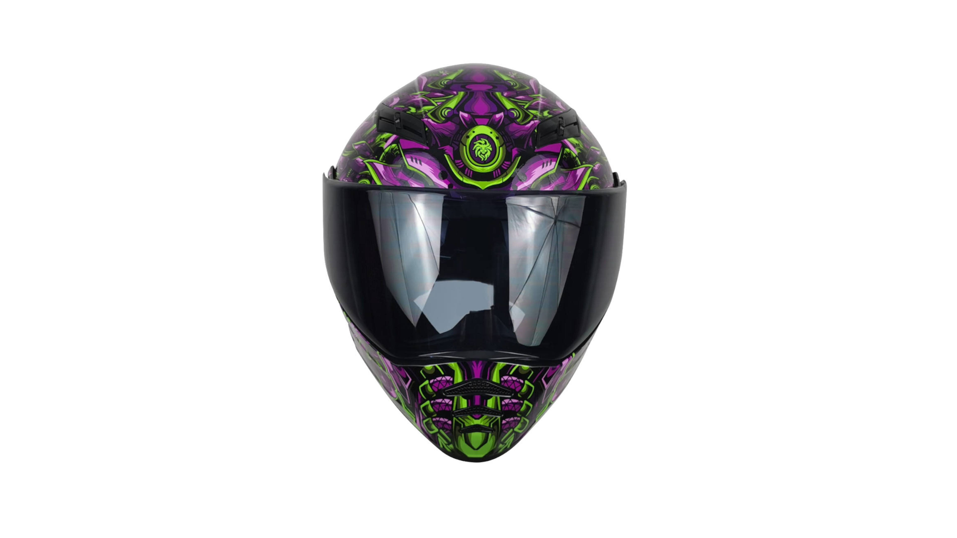 Casco KOV Estelar Titan Morado ABATIBLE para Moto Dot