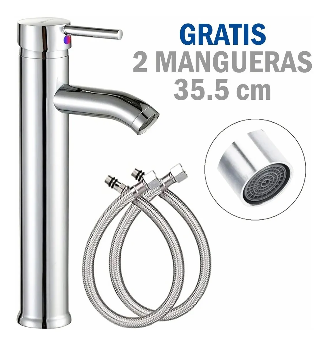 Llave Mezcladora Monomando Lavabo Baño