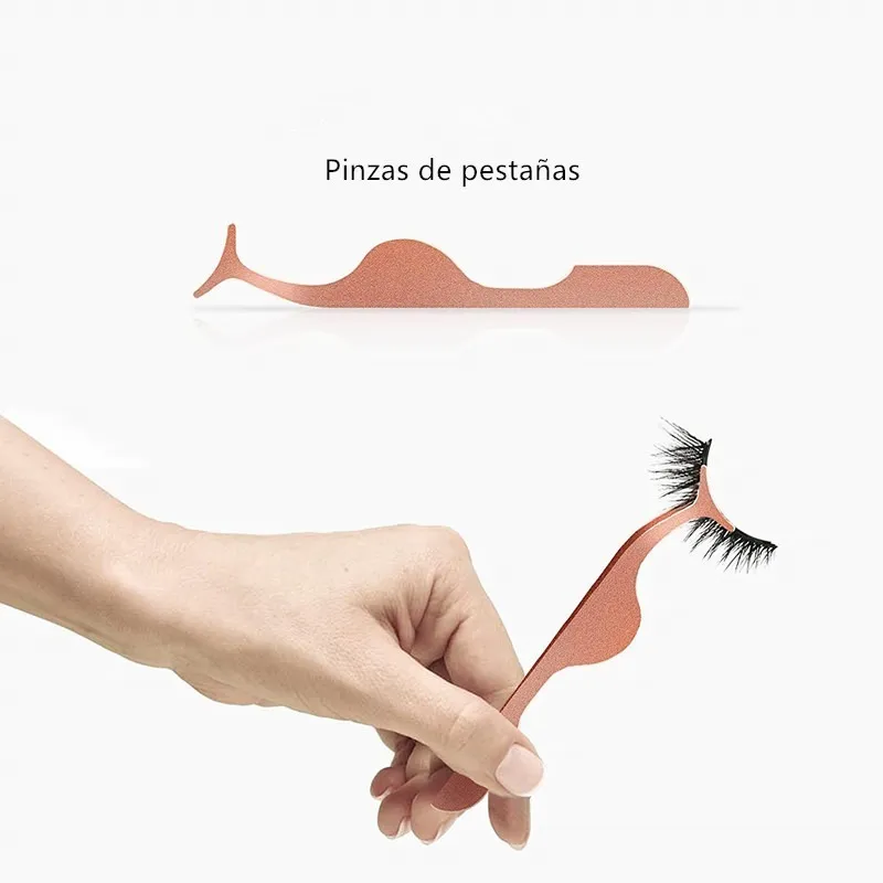 10 Pares Pestañas Magnéticas Con Delineador De Ojos Y Pinza