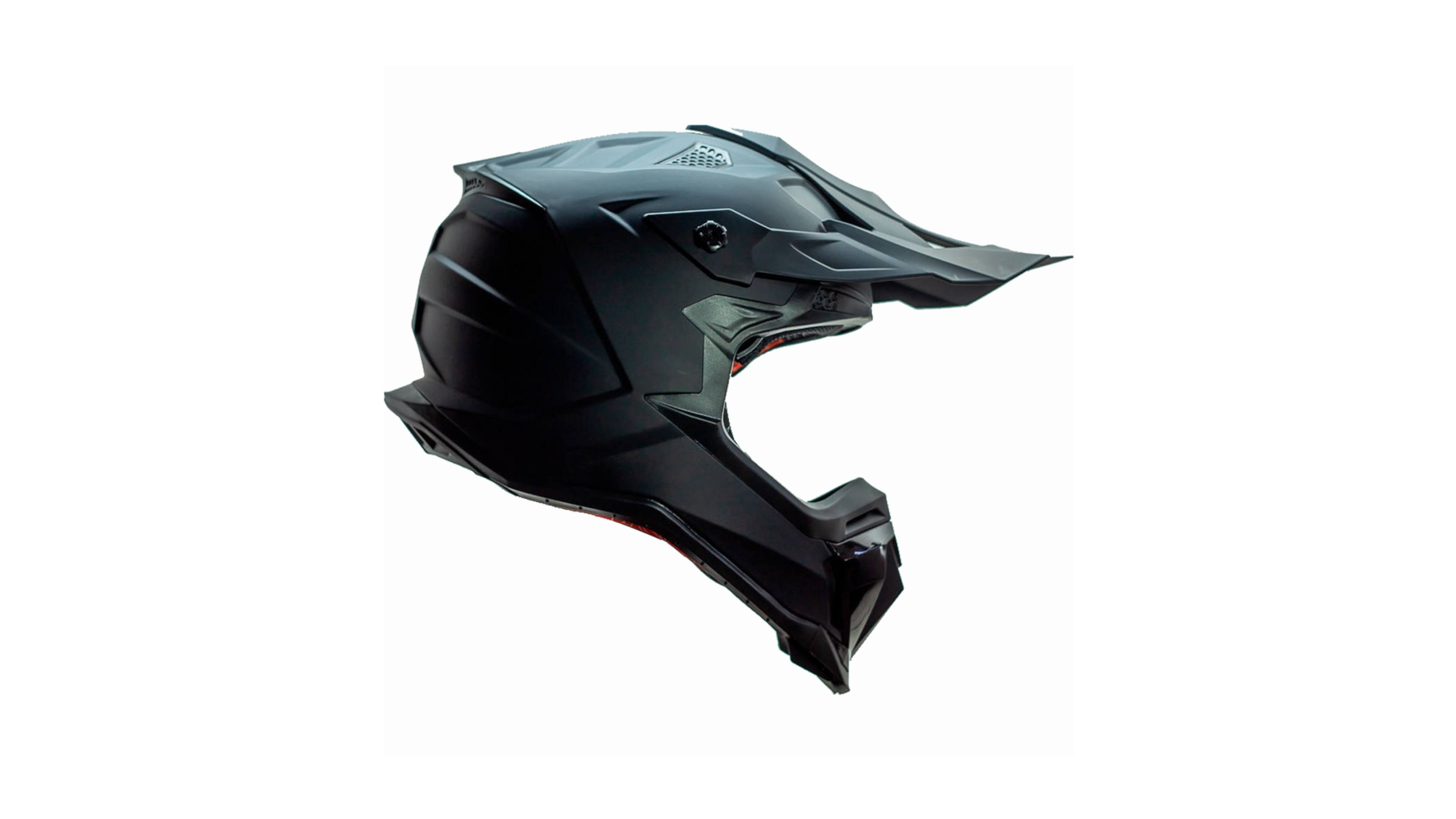 Casco KOV Terra Cross Negro Mate Solid Off-Road para Motocross Dot