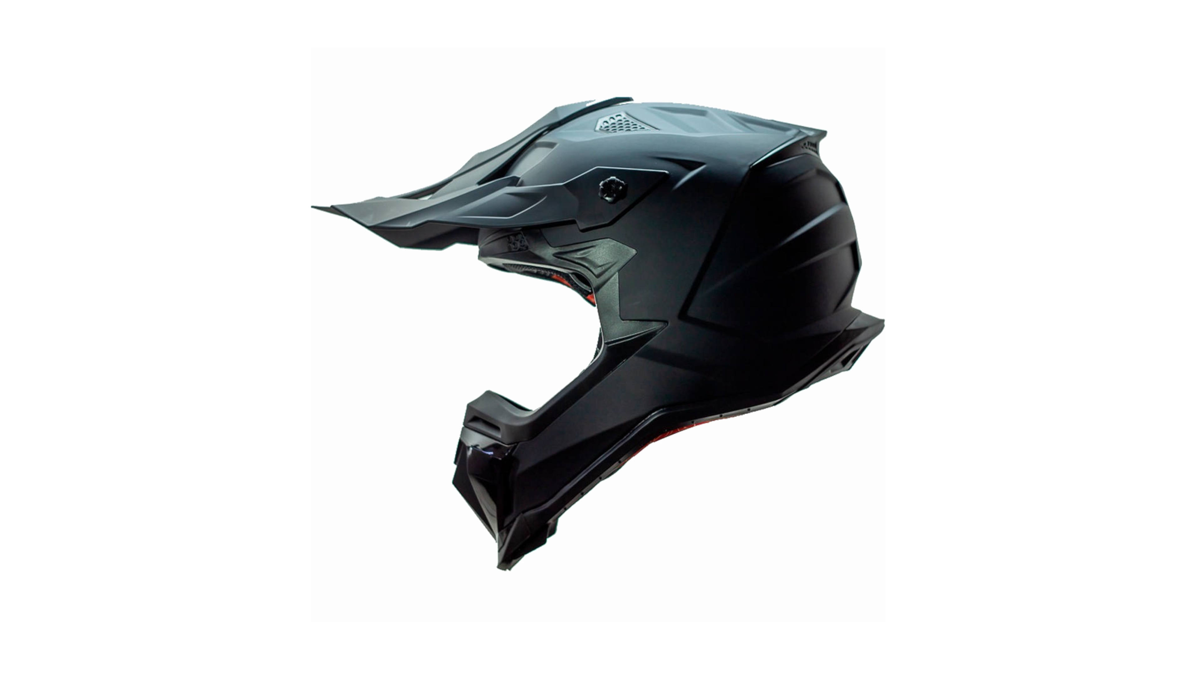 Casco KOV Terra Cross Negro Mate Solid Off-Road para Motocross Dot