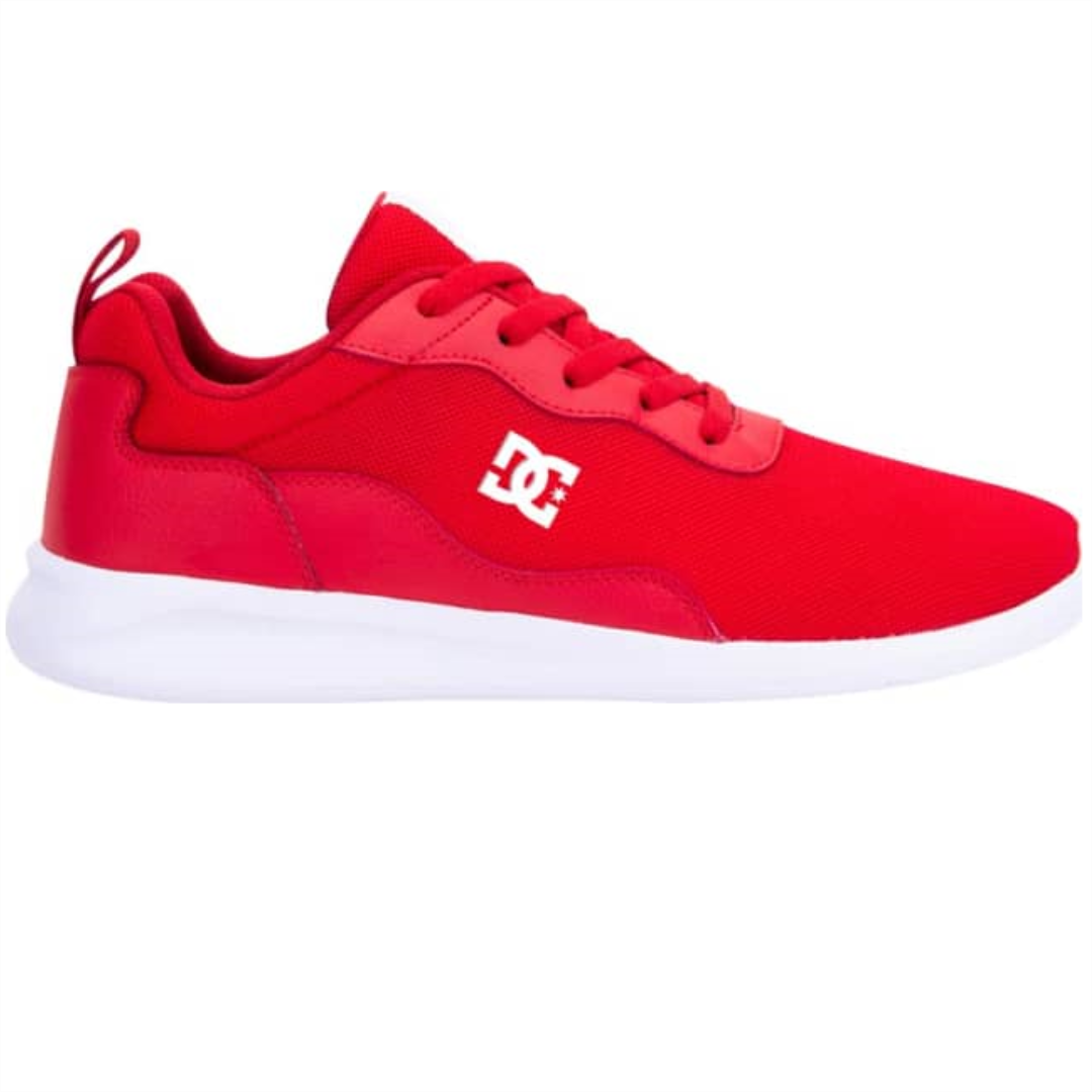Tenis Casual Urbano DC Shoes 8RE4 Rojo Original 