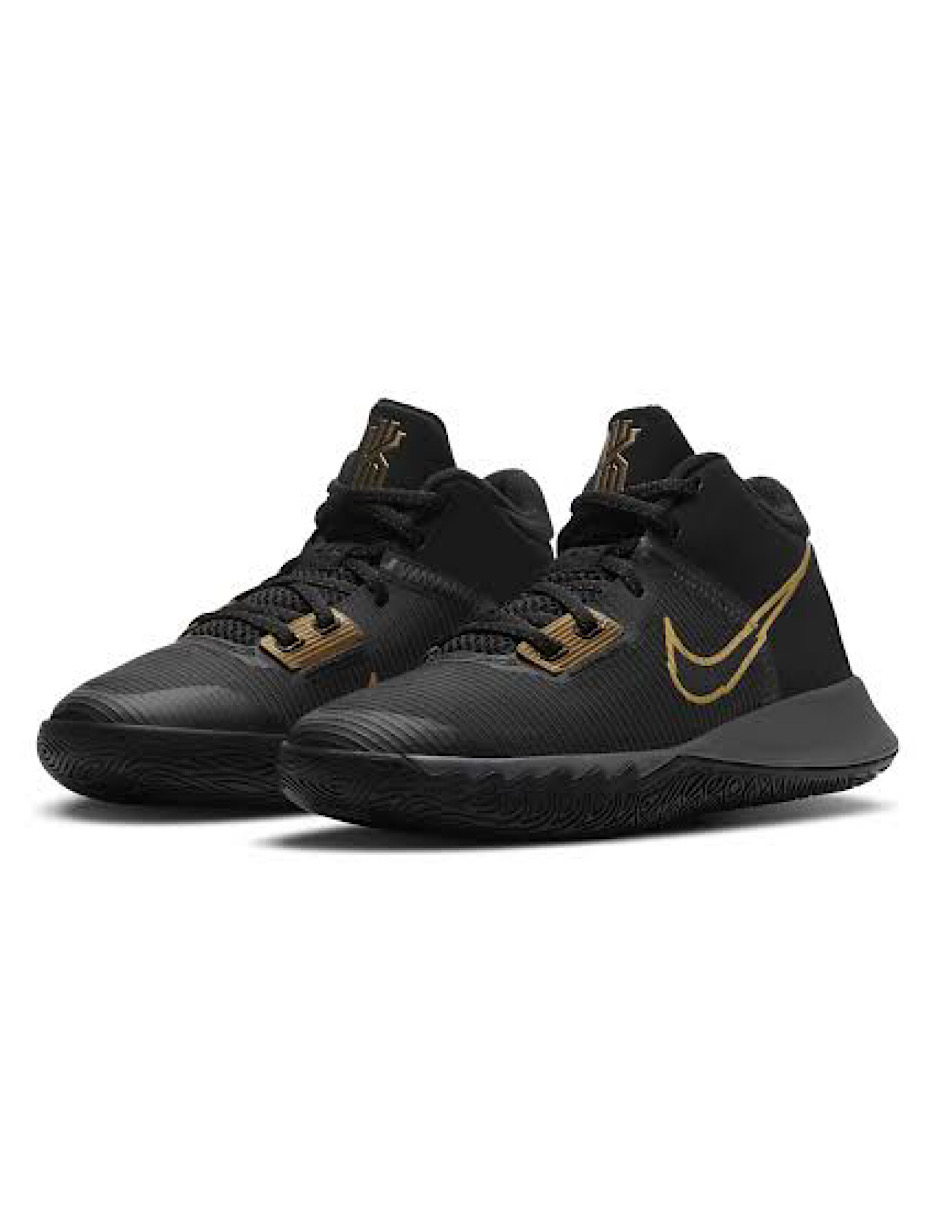 TENIS NIKE KYRIE FLYTRAP 4 GS BLACK METALLIC GOLD (CT5537-005)
