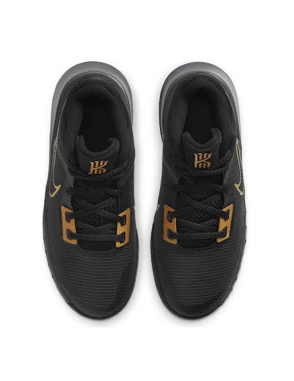 TENIS NIKE KYRIE FLYTRAP 4 GS BLACK METALLIC GOLD (CT5537-005)