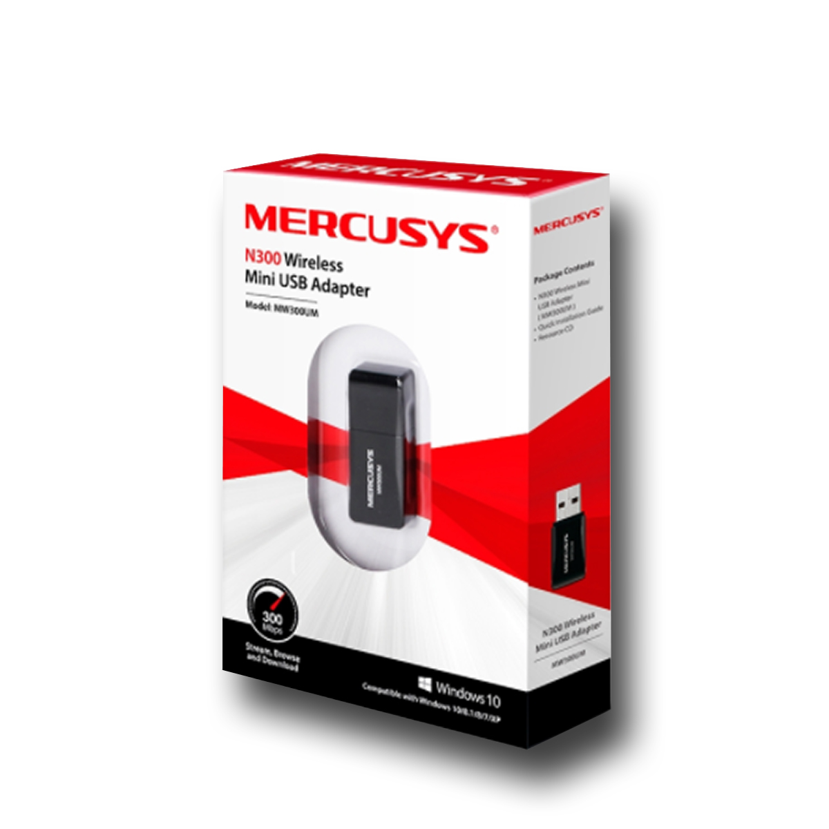 TARJETA DE RED MERCUSYS MINI NMW300UM N300