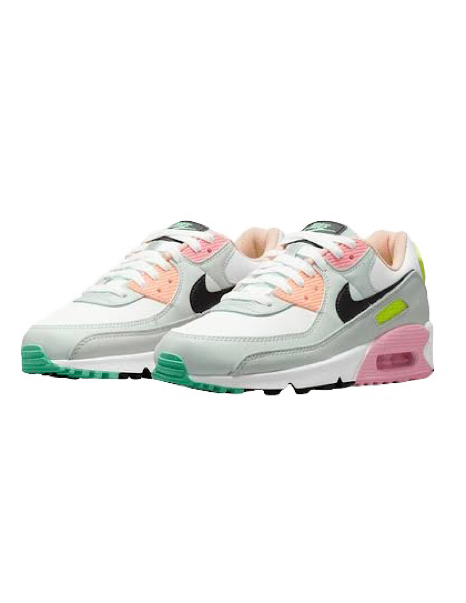 TENIS NIKE AIR MAX 90 WHITE VOLT GREEN GLOW (CZ1617-100)