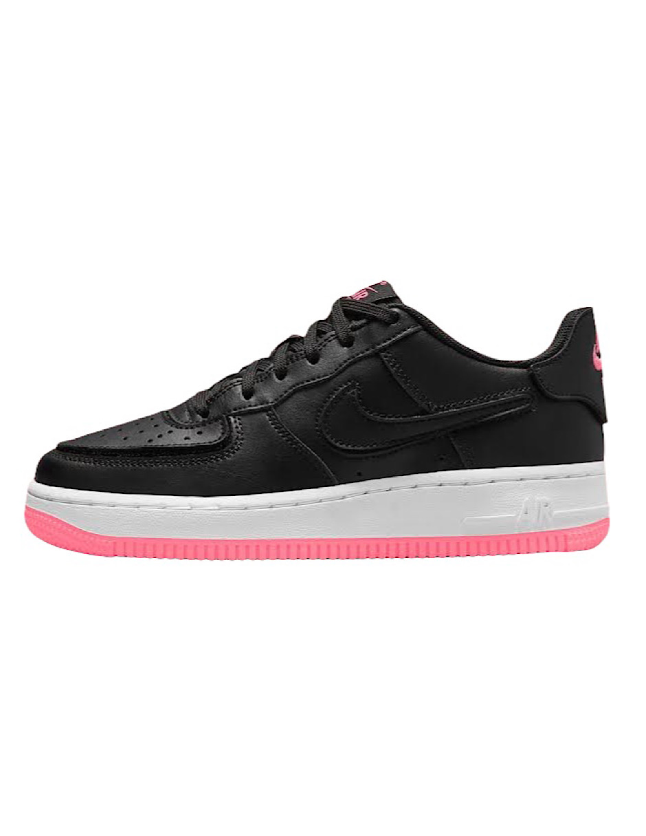 TENIS NIKE AIR FORCE 1 / 1 GS NEGRO CON ROSA (DB4545-005)
