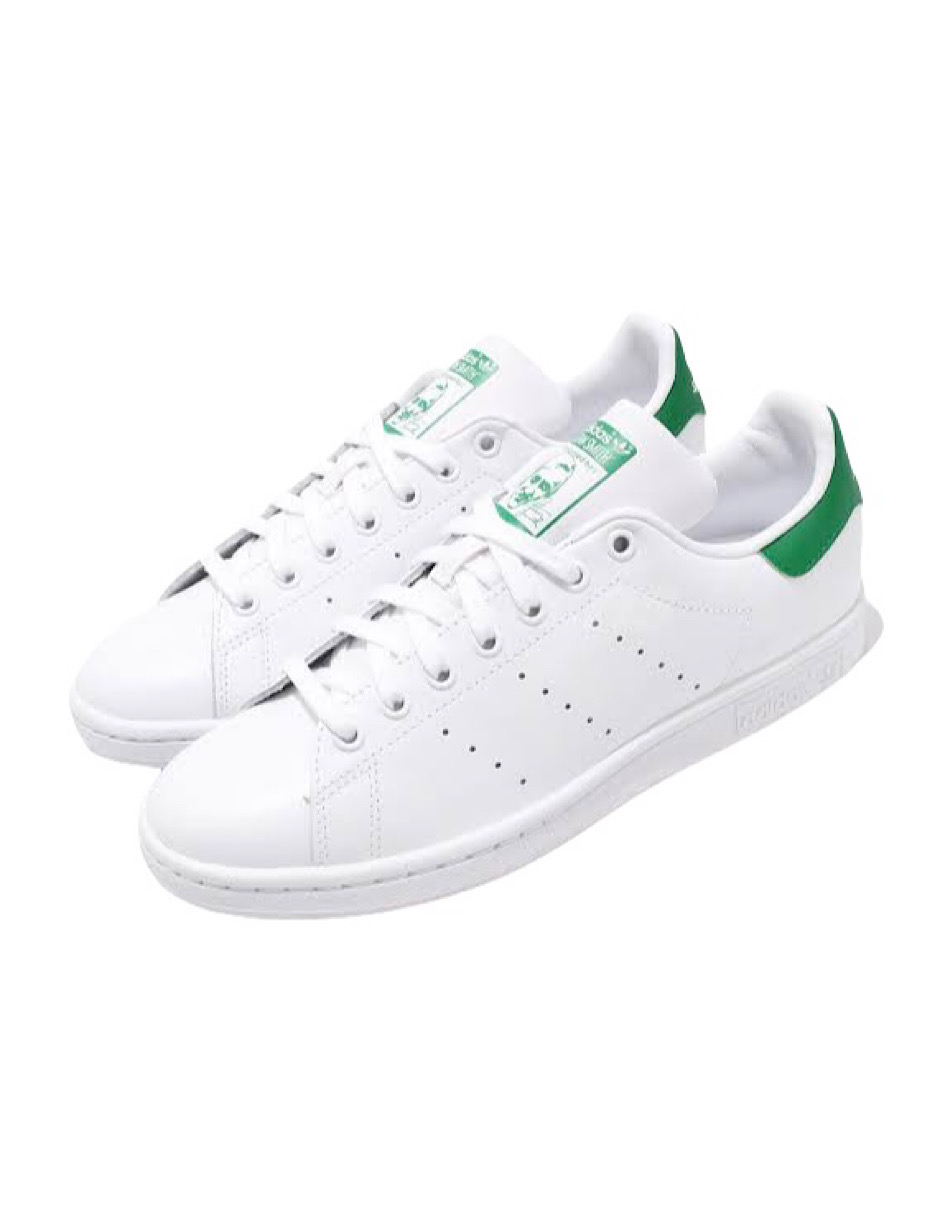 TENIS ADIDAS STAN SMITH CLASICOS (M20324) BLANCO - VERDE