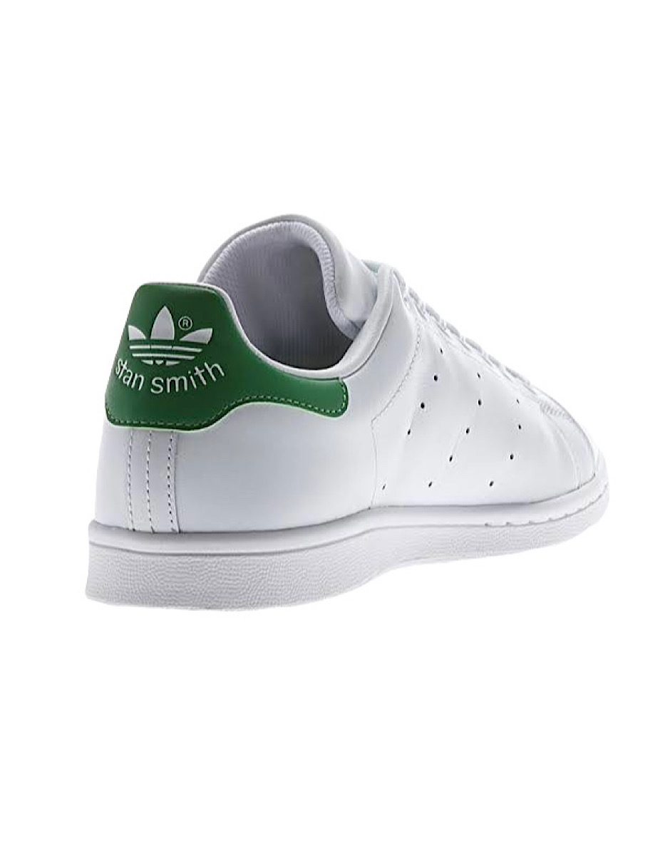 TENIS ADIDAS STAN SMITH CLASICOS (M20324) BLANCO - VERDE