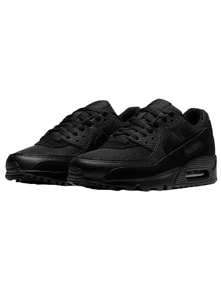 TENIS NIKE AIR MAX 90 TRIPLE BLACK (CQ2560-002)