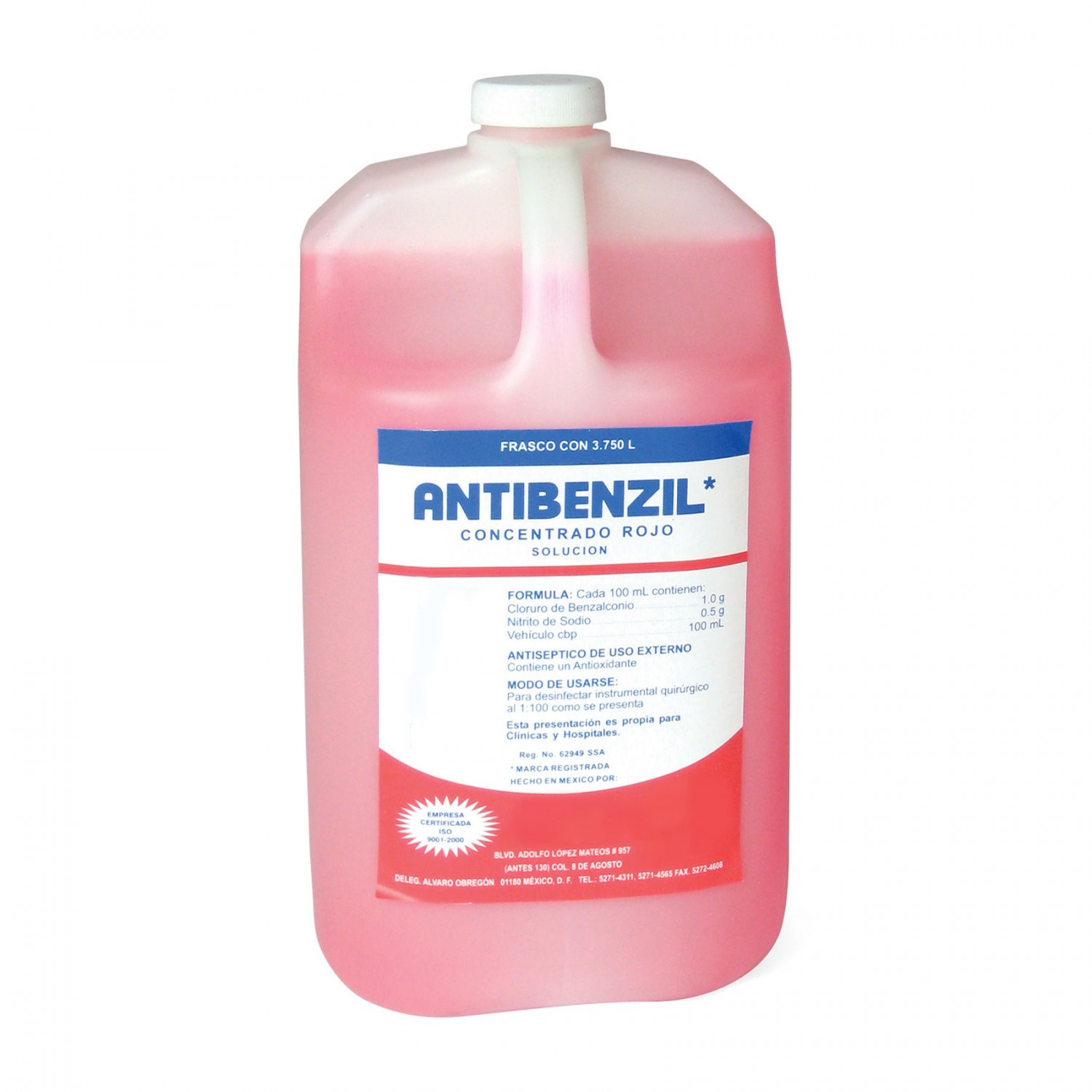 Antibenzil Concentrado Rojo 1 LITRO