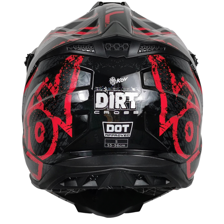 Kov Casco Cross Precio Casco Cross Kov Terra Dirt Rojo/ Negro