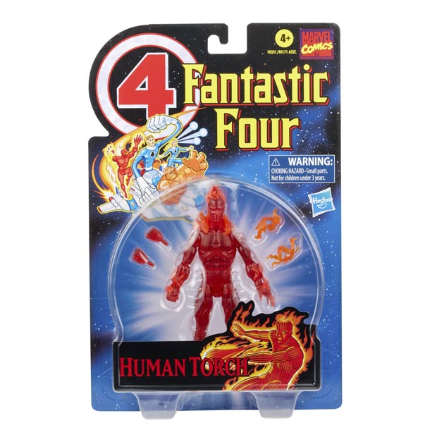 Marvel Legends Retro: Los 4 Fantasticos - Antorcha Humana