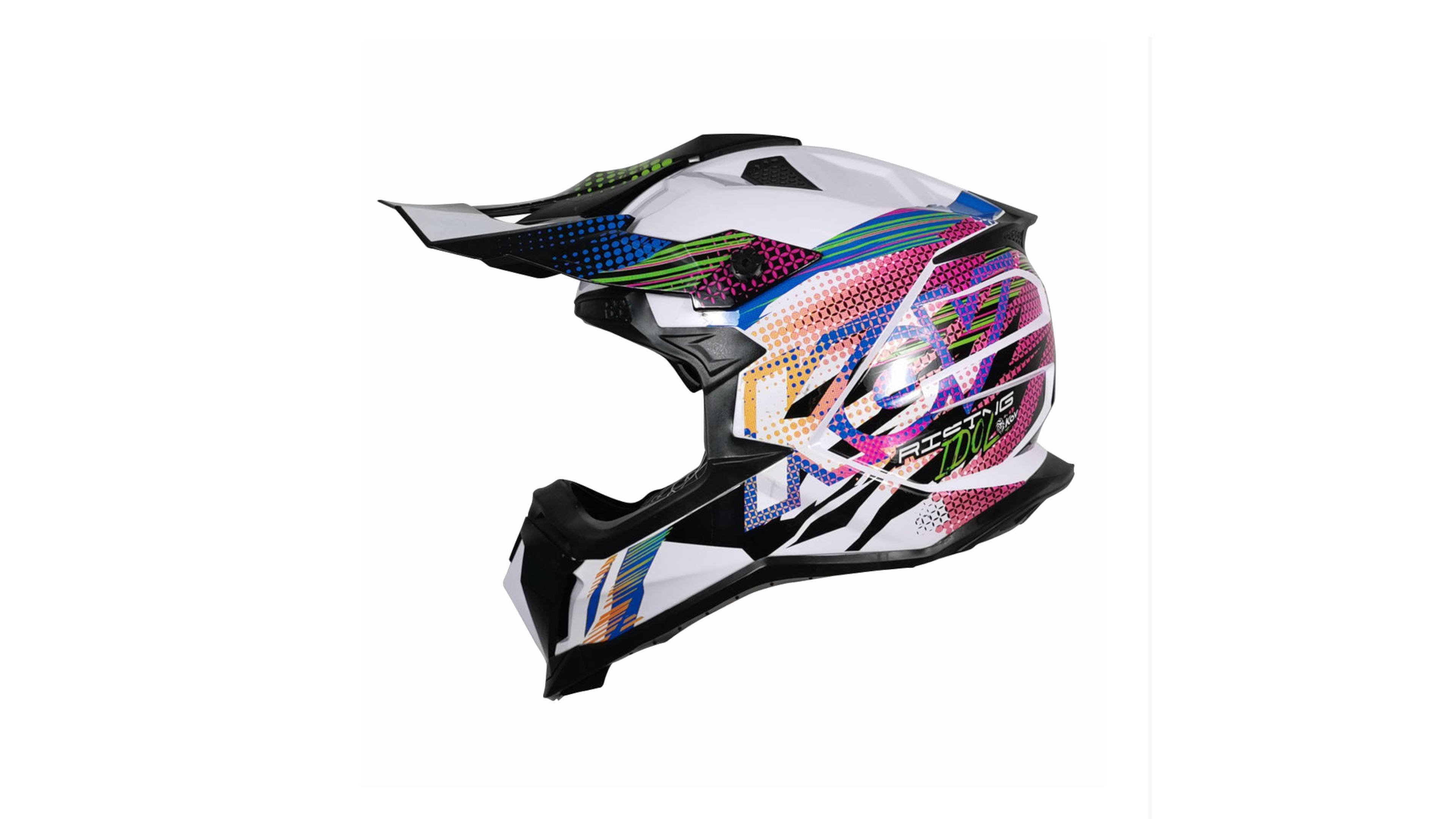 Casco KOV  Rising Idol Cross Off-Road para Motocross Certificado Dot