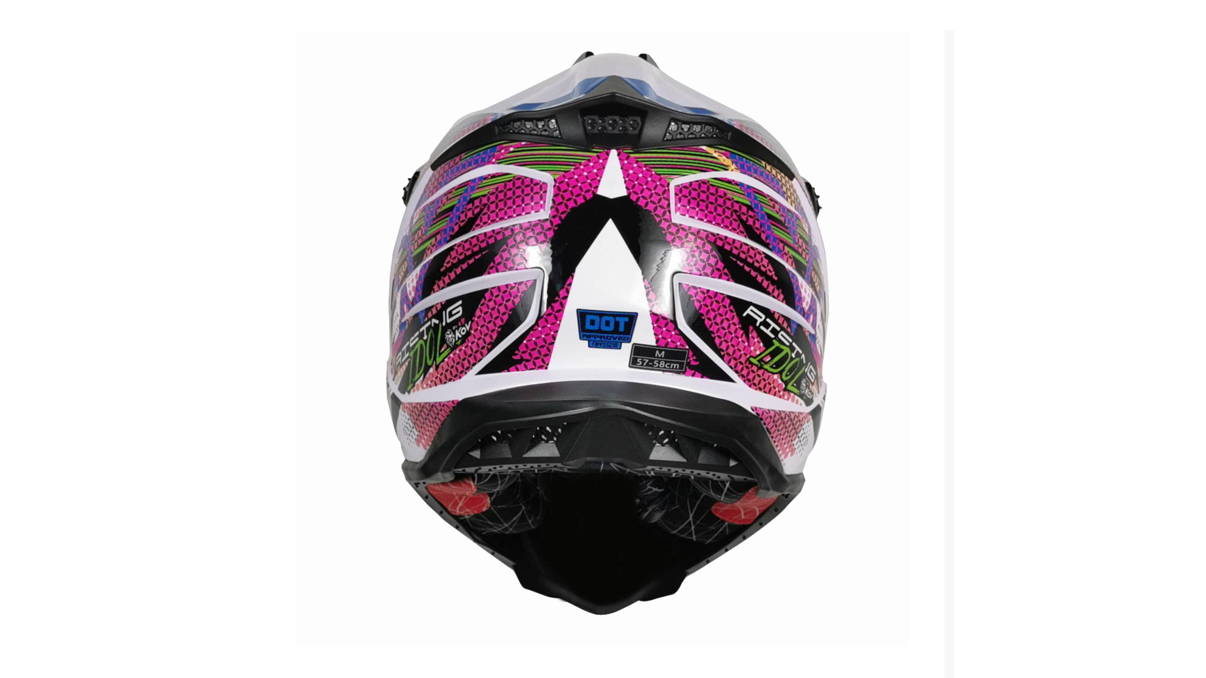 Casco KOV  Rising Idol Cross Off-Road para Motocross Certificado Dot