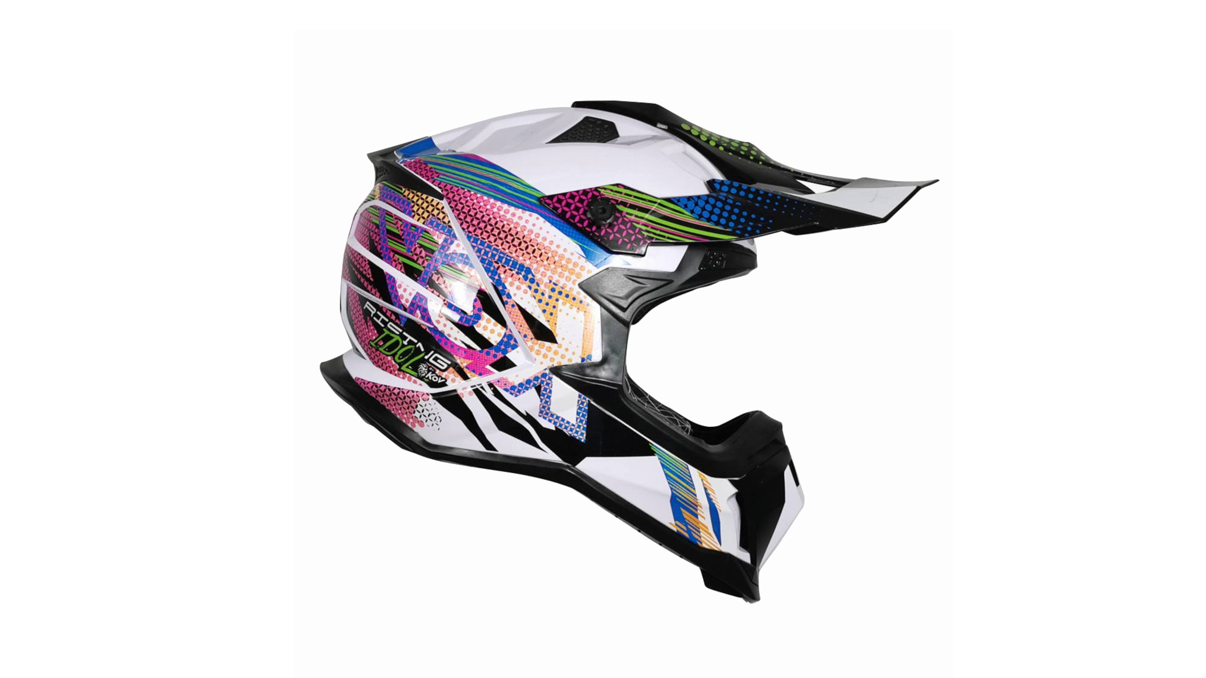 Casco KOV  Rising Idol Cross Off-Road para Motocross Certificado Dot