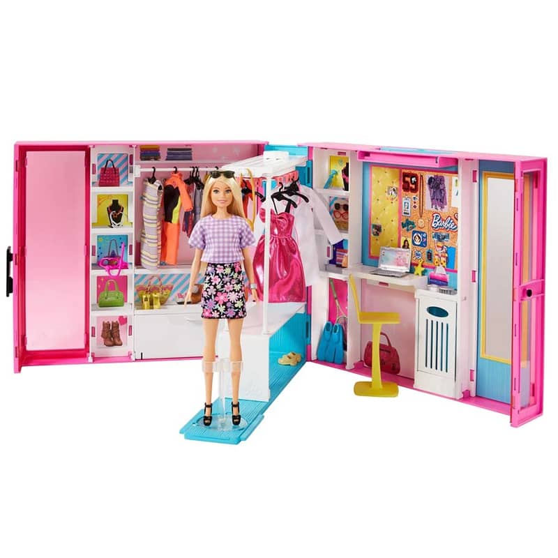 Barbie Closet De Ensueño: Ropa Y Accesorios Para Muñeca