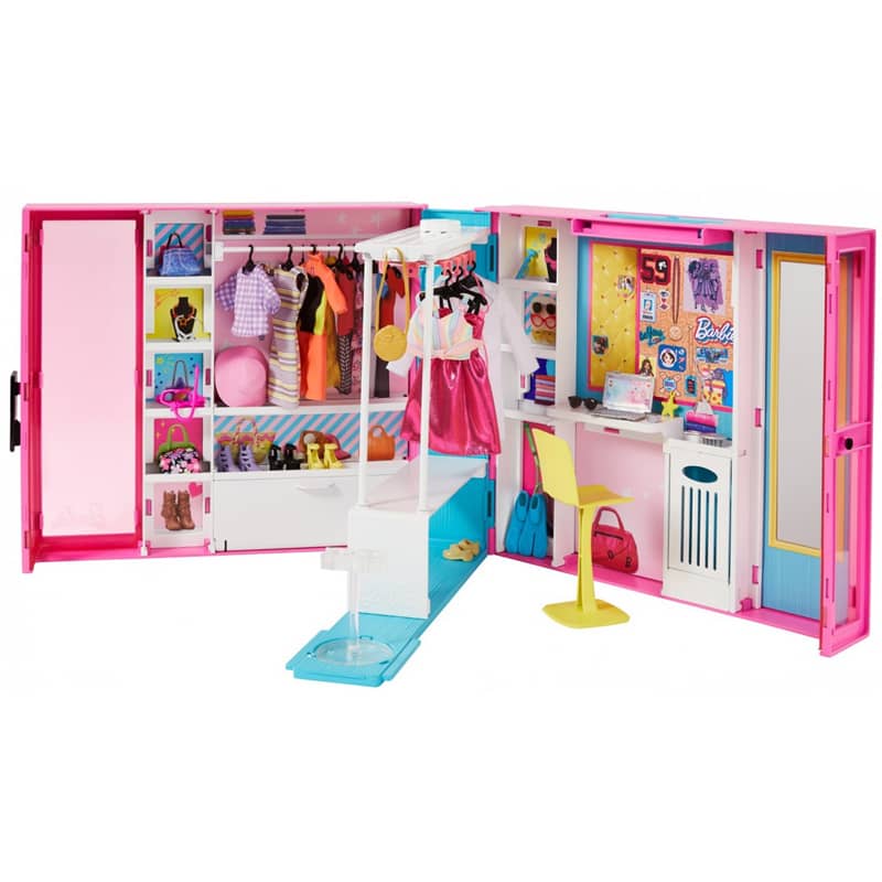 Barbie Closet De Ensueño: Ropa Y Accesorios Para Muñeca