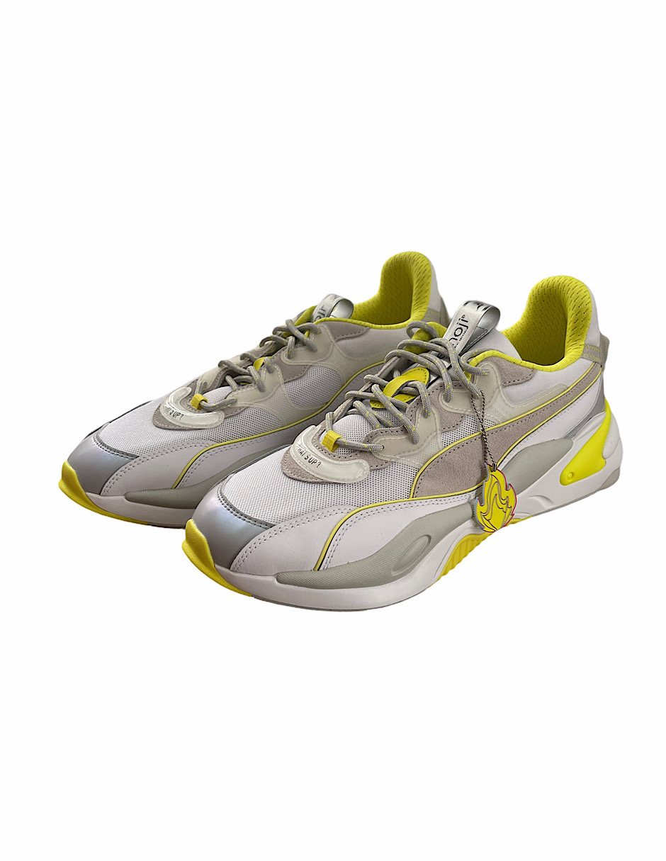TENIS PUMA RS-2K X EMOJI blanco, amarillo