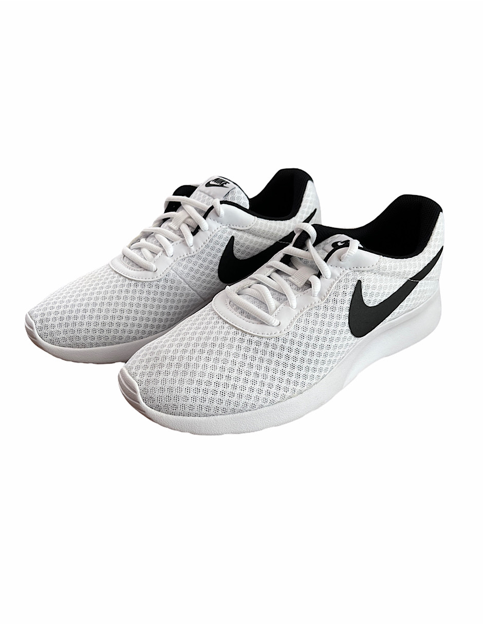 TENIS NIKE TANJUN blanco paloma negra