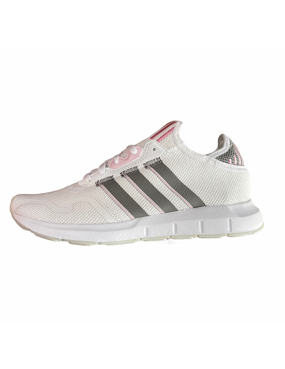 TENIS ADIDAS SWIFT RUN X W blanco, gris, rosa