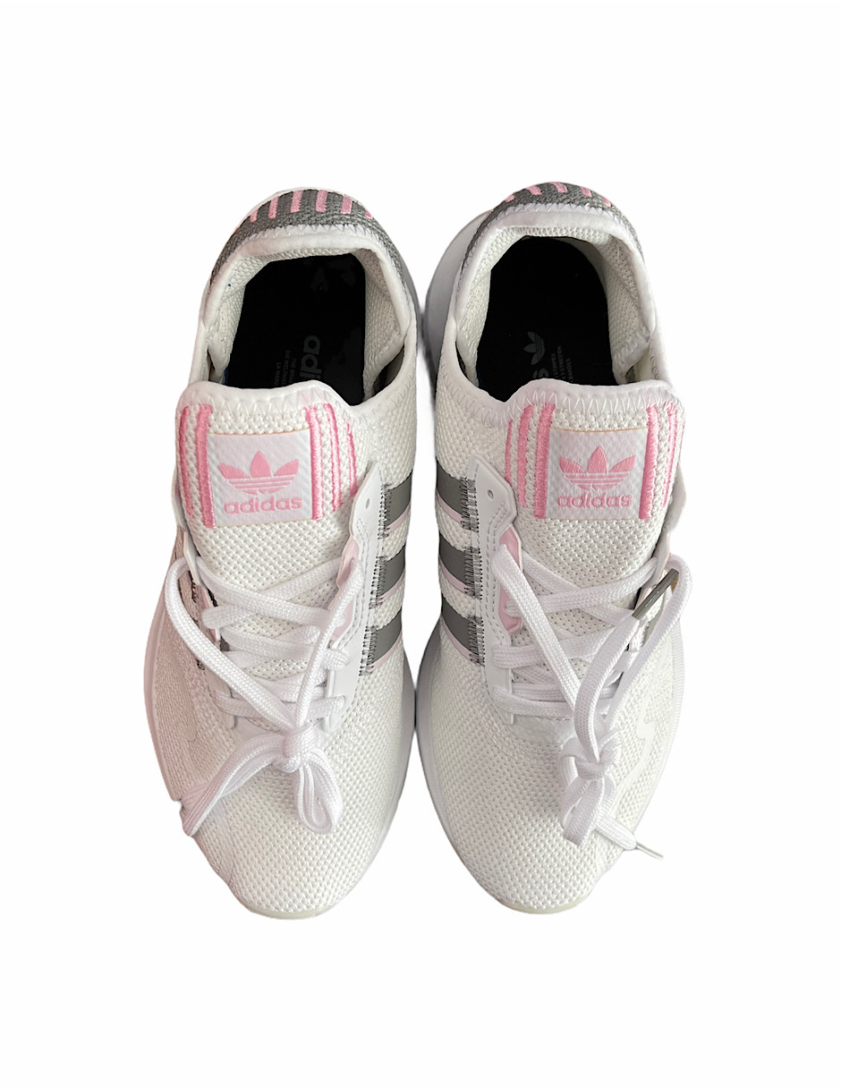 TENIS ADIDAS SWIFT RUN X W blanco, gris, rosa