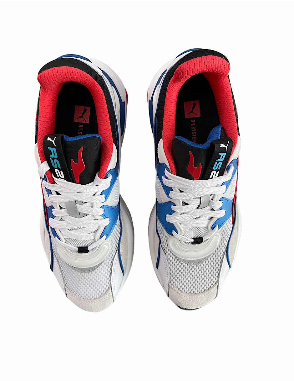 TENIS PUMA RS-2K INTERNET EXPLORING blanco, azul, rojo