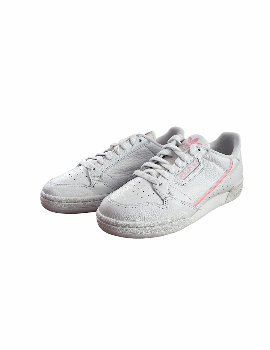 TENIS ADIDAS CONTINENTAL 80 W blanco, rosa (G27722)