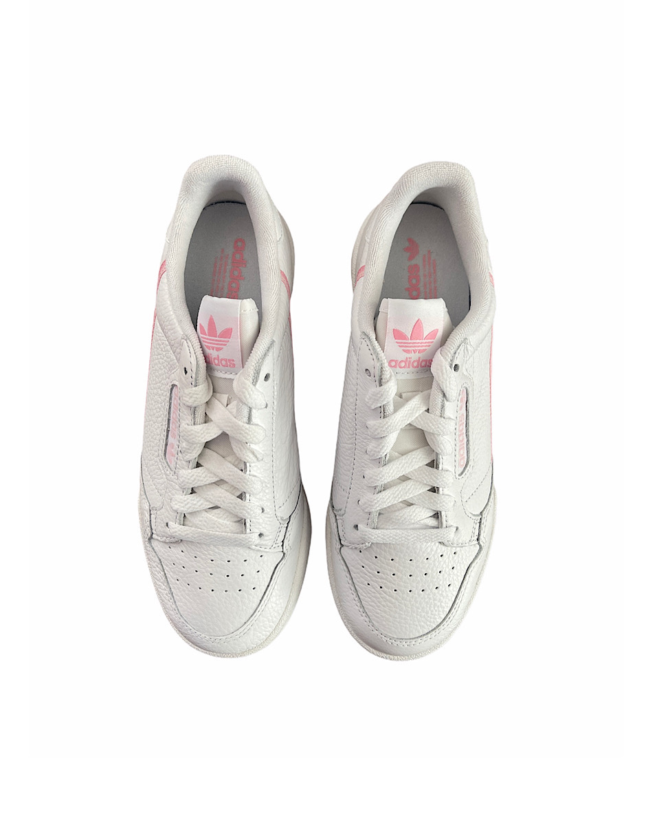 TENIS ADIDAS CONTINENTAL 80 W blanco, rosa (G27722)