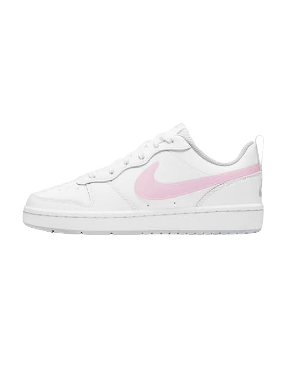 TENIS NIKE COURT BOROUGH LOW 2 MWH (GS) blanco palomas rosa y azul (DD3023-100)