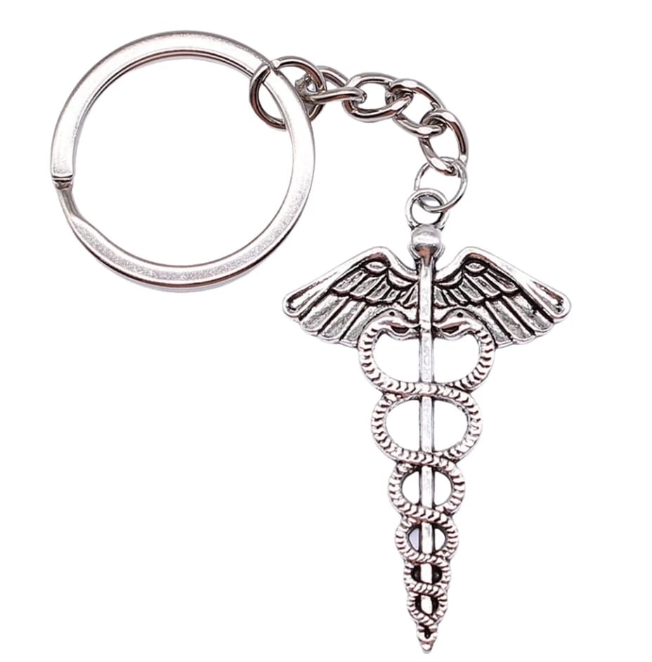 Llavero Médico Esculapio Regalo Doctor Enfermera Hospital