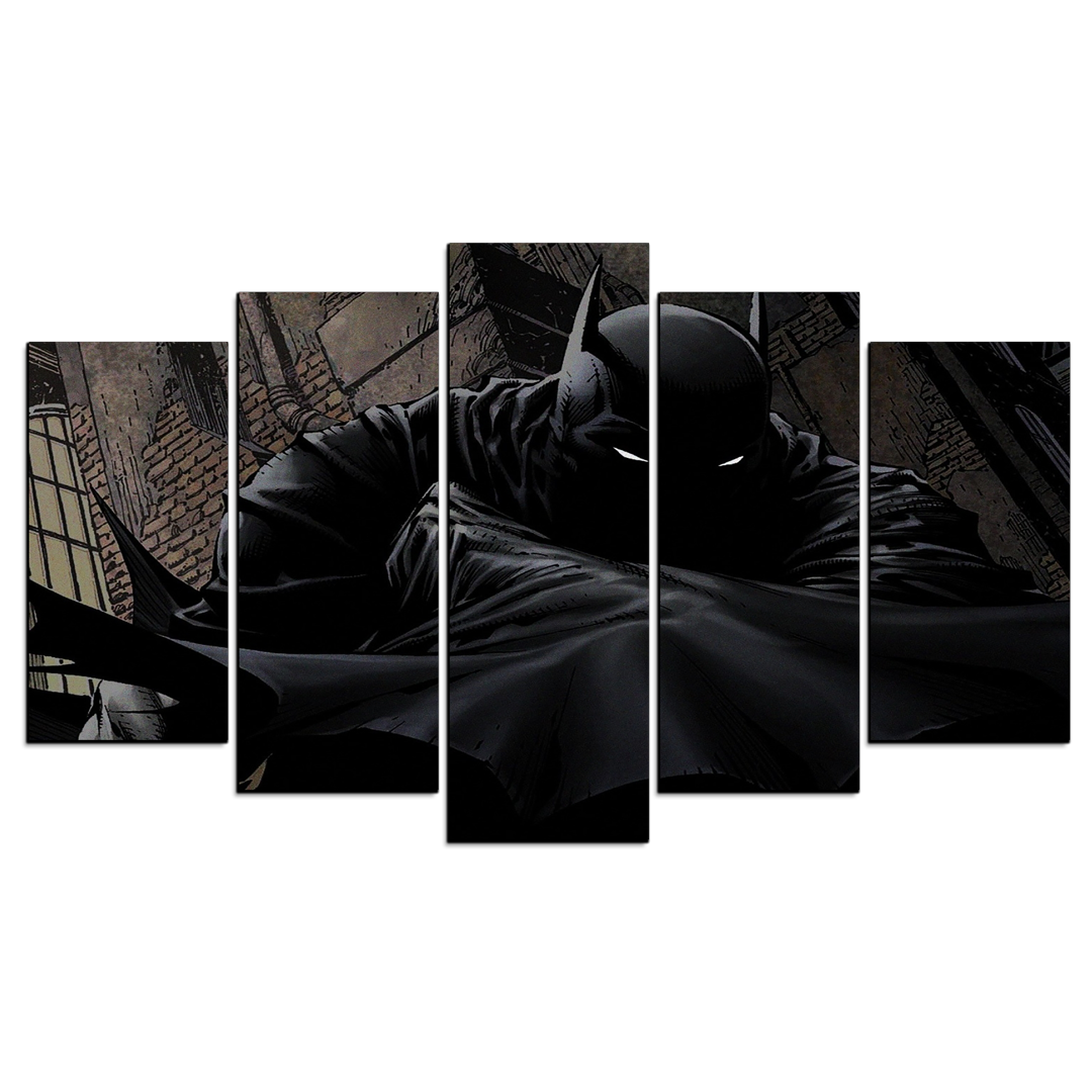Cuadro Decorativo Batman DC Comics 100x60cm 5pzs Cuadros MX