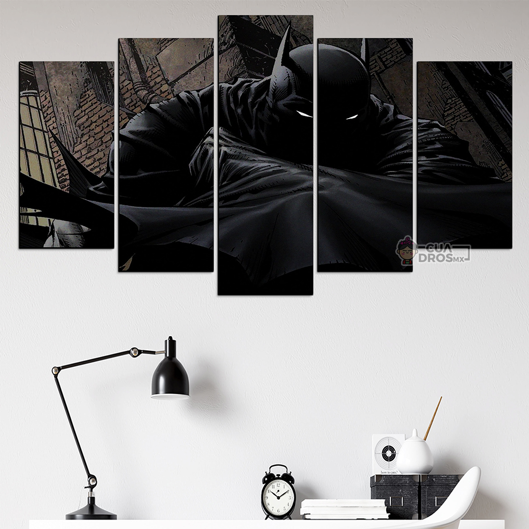 Cuadro Decorativo Batman DC Comics 100x60cm 5pzs Cuadros MX