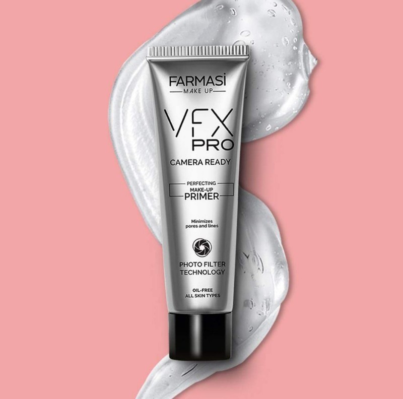 Primer Vfx Pro Camera Ready by Farmasi Efecto Filtro Piel Mixta Grasa Vegano Sin Gluten ni Parabenos