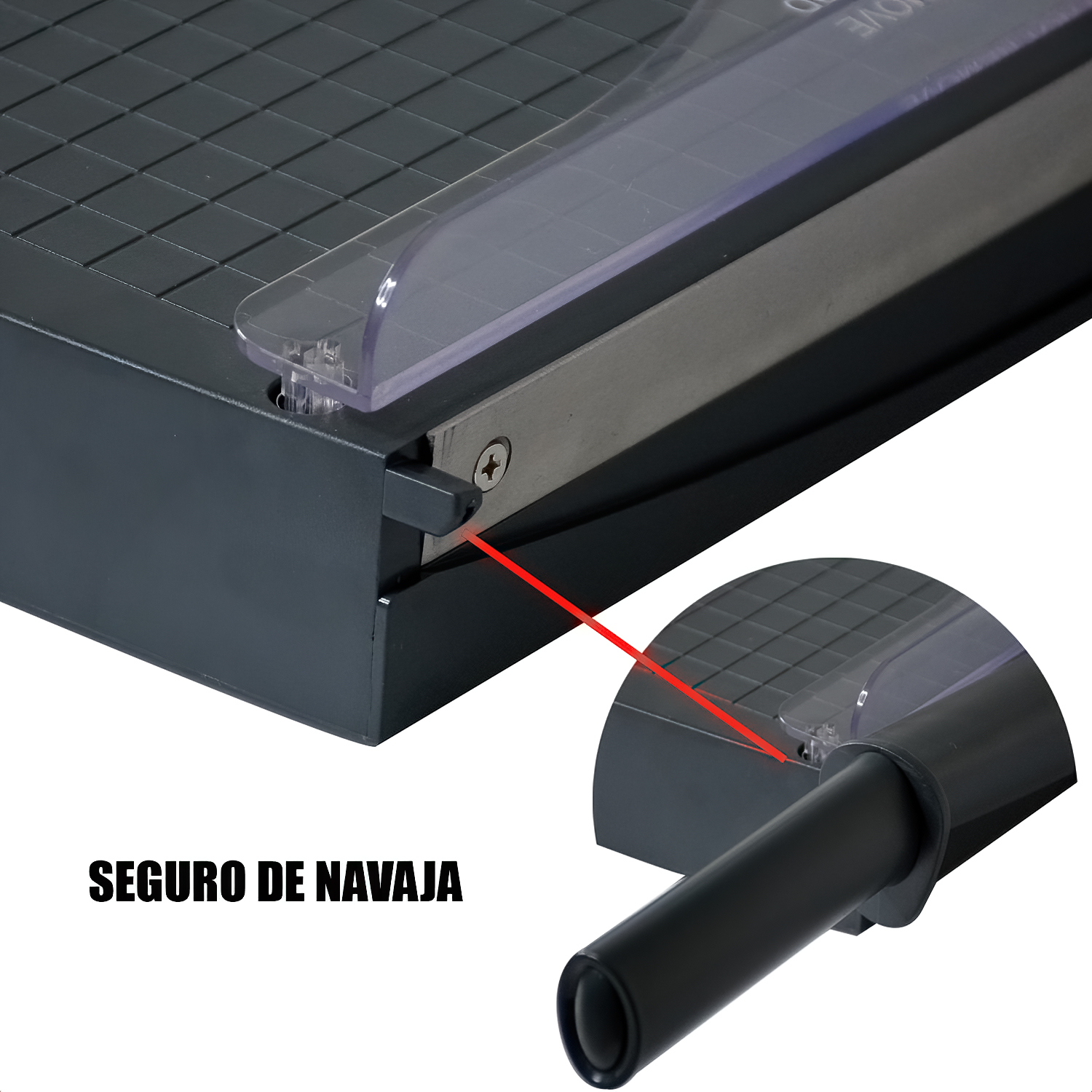 Guillotina Cortador Papel Tamaño Carta Corta Hasta 10 Hjs Palanca Afilado Manual 