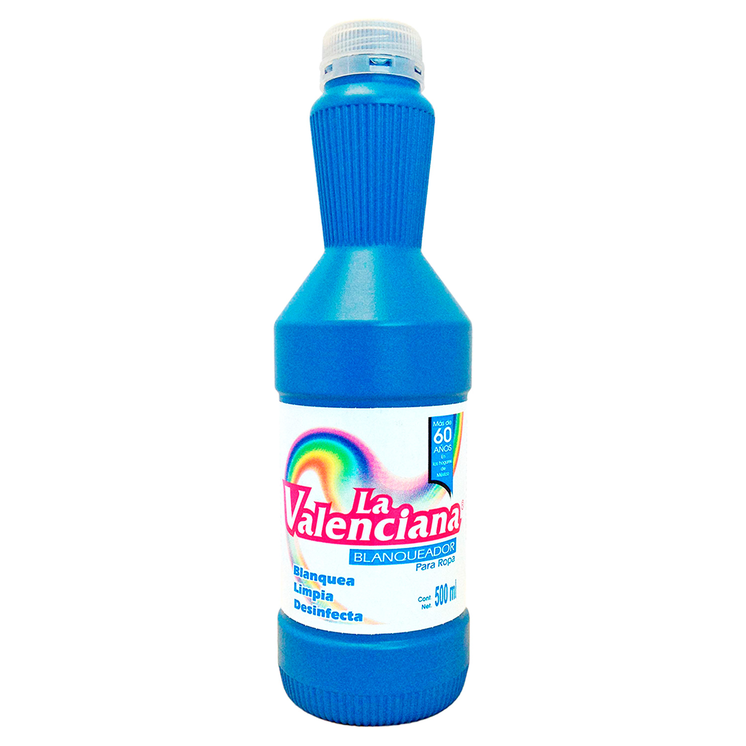 Cloro La Valenciana Caja de 20 Botellas 500 Mililitros Blanqueador de ropa