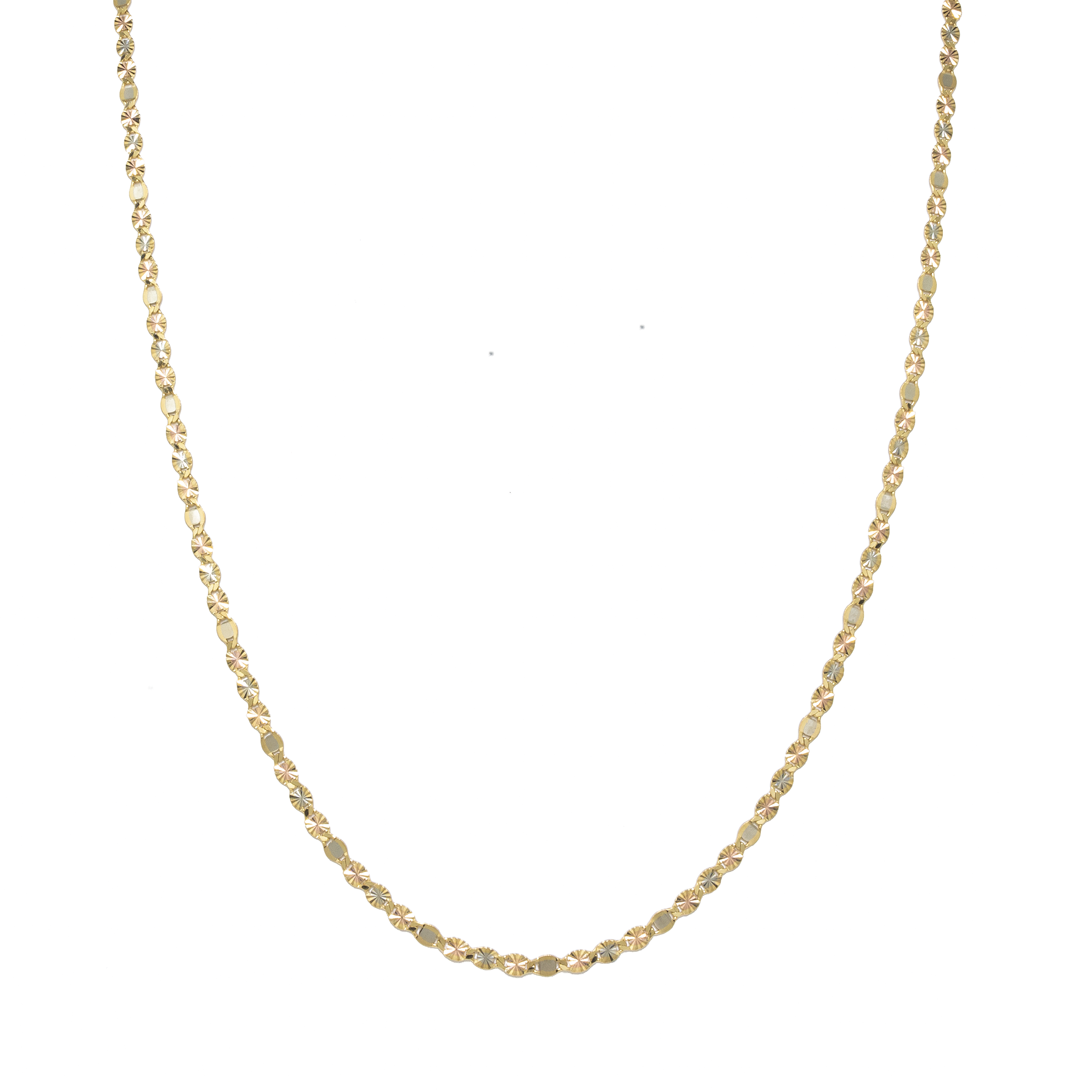 Cadena Oro Solido Florentino 10 Kilates 3 Oros.