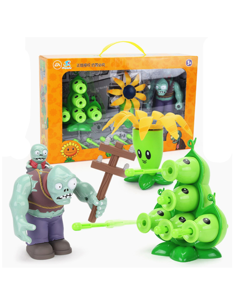 Juego Plantas Vs Zombies Colección Muñecos Juegos Infantil