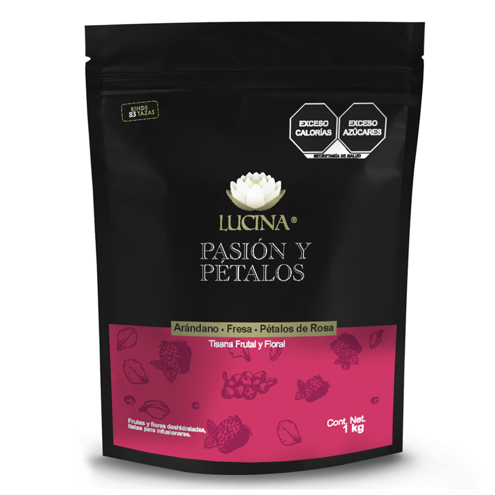 PASION Y PETALOS TISANA FRUTAL 1KG LUCINA 