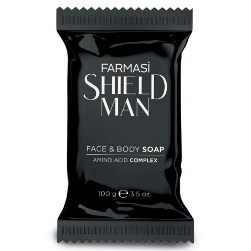 Jabón Facial y Corporal Aminoácidos Shieldman by Farmasi Hombre