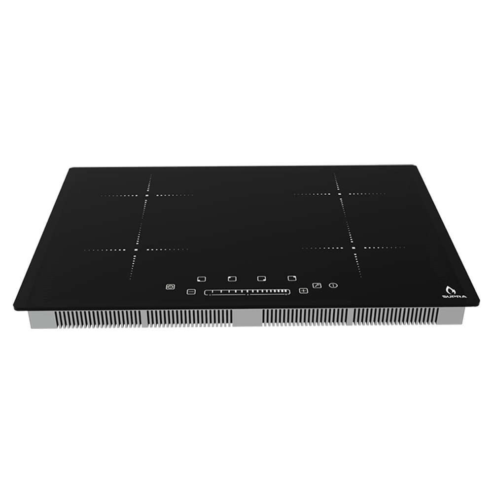 Parrilla de inducción magnética empotrable SUPRA INDUZIONE parrilla eléctrica de 4 quemadores de 76 cm 