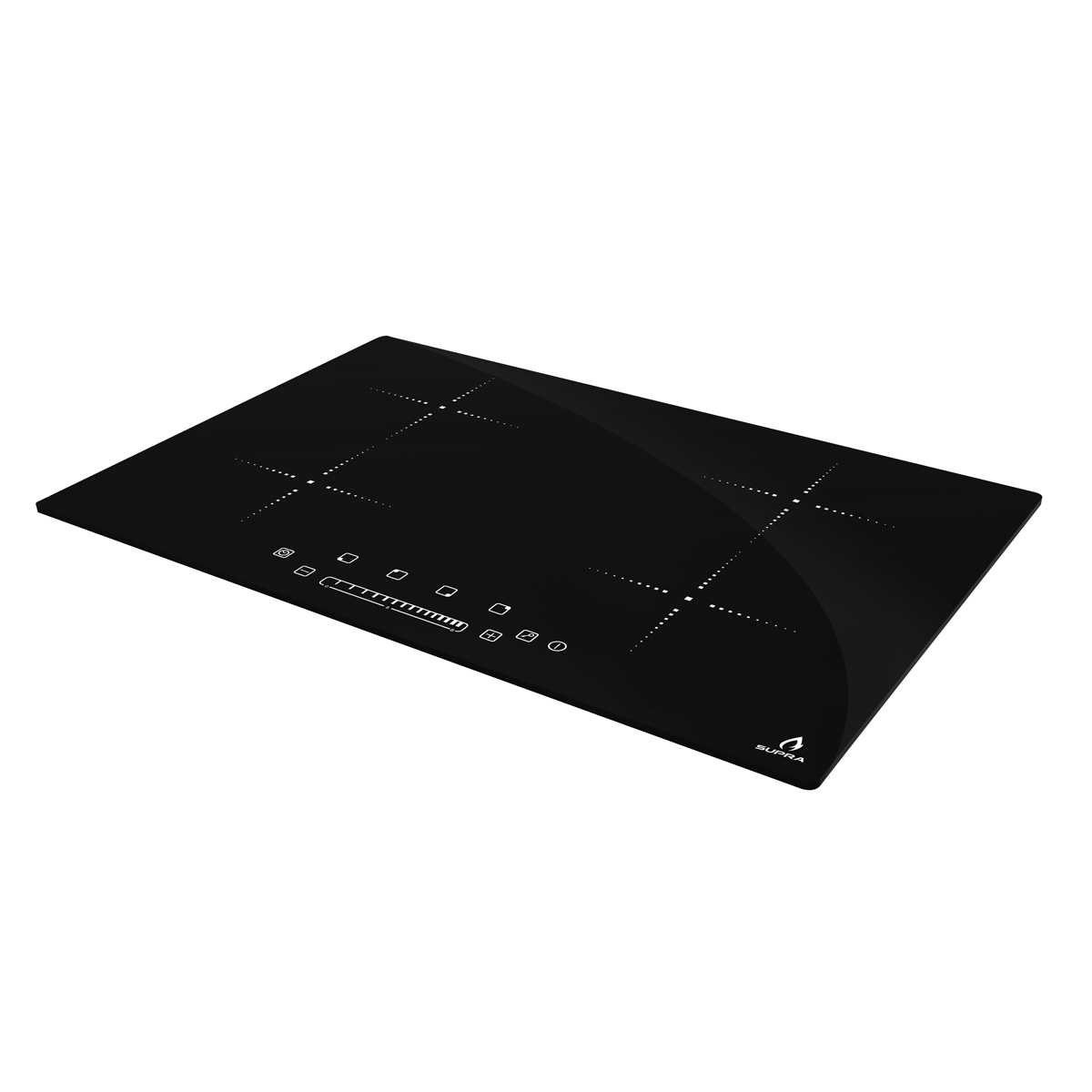 Parrilla de inducción magnética empotrable SUPRA INDUZIONE parrilla eléctrica de 4 quemadores de 76 cm 