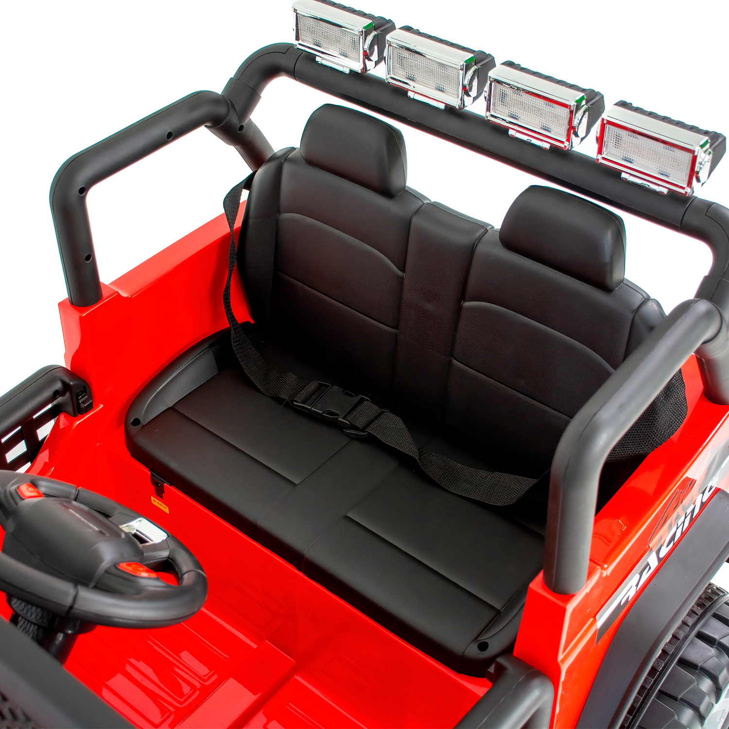 Montable Electrico Jeep 4x4 8 km/h Rojo Camioneta Little Monkey