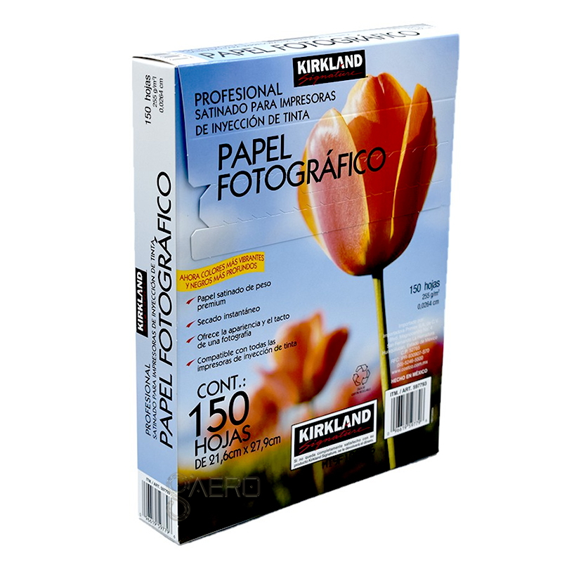 PAPEL FOTOGRAFICO SATINADO PROFESIONAL CON 150 HOJAS CARTA