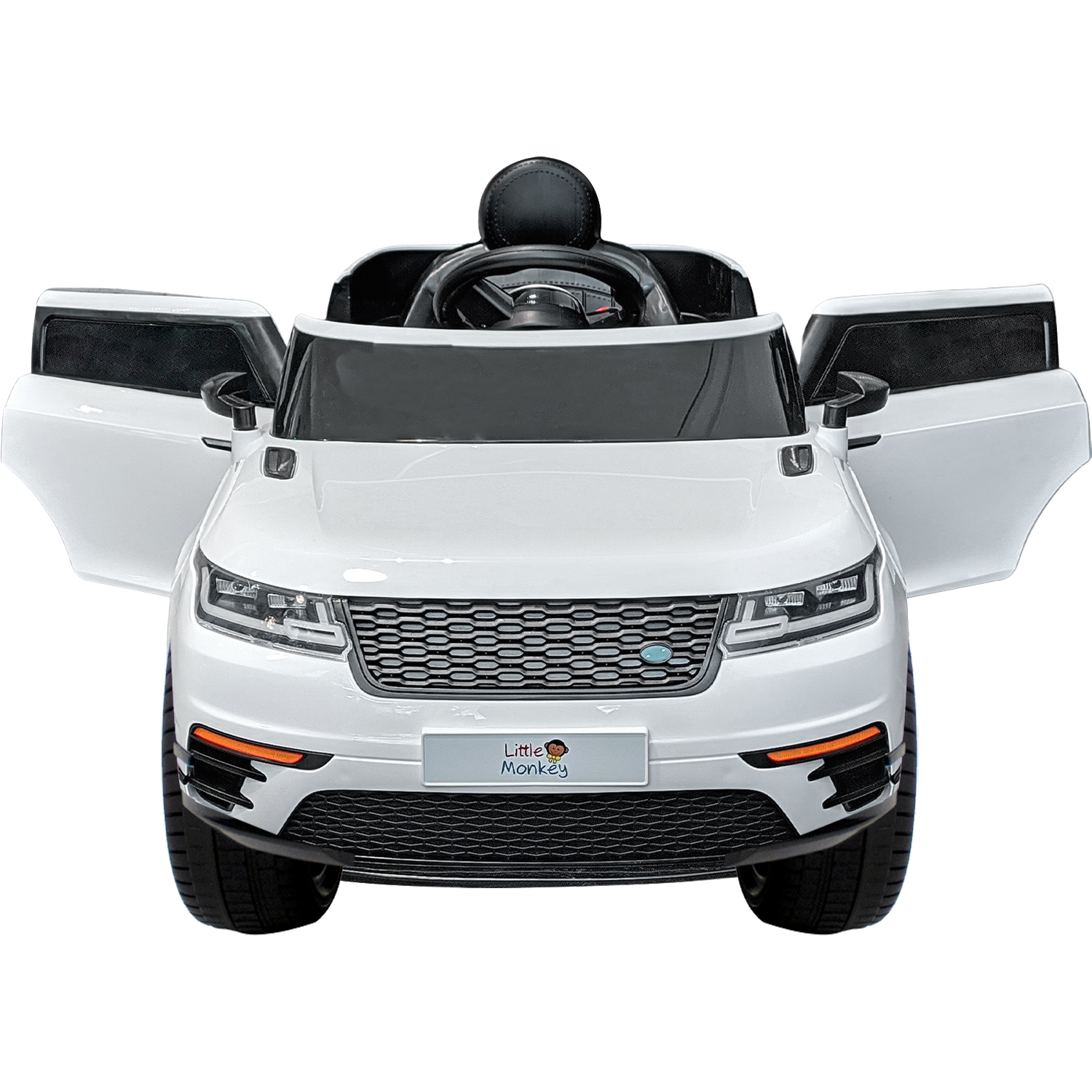 Montable Electrico Camioneta Land Rover Blanca 12v MP3 Control Remoto 3km